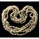 5 Milk BEANS Baltic amber adult necklaces 65cm