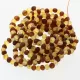 10 Raw Multi Stretch BAROQUE Baltic amber adult bracelets 19cm