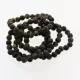 5 Raw Dark ROUND Baltic amber bracelets 19cm
