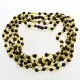 5 BAROQUE beads Baltic amber adult necklaces 50cm
