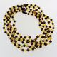 5 Multi BAROQUE beads Baltic amber adult necklaces 46cm