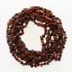 10 Multi BAROQUE Baby teething Baltic amber necklaces 32cm