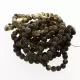 10 Raw Dark ROUND Baltic amber bracelets 19cm