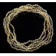5 Lemon ROUND beads Baltic amber adult necklaces 48cm