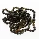 10 Raw Dark ROUND Baltic amber bracelets 20cm