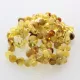 5 Mix Big ROUND beads Baltic amber bracelets 20cm