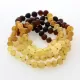 5 Raw Rainbow BAROQUE Baltic amber adult bracelets 18cm