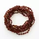 10 Cognac BEANS Baltic amber teethings necklaces 32cm
