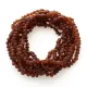 10 Raw Cognac BAROQUE Baltic amber teething necklaces 32cm