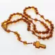 Christian ROSARY made of natural Baltic amber