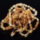 10 Raw Mix BEANS Baltic amber teething bracelets 16cm