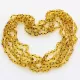 5 Honey BAROQUE Baltic amber adult necklaces 58cm