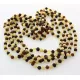 5 Raw Multi BAROQUE beads Baltic amber adult necklaces 65cm