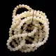 8 Raw Milk BAROQUE Baltic amber adult stretch bracelets 19cm