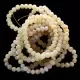 10 Raw Milk BAROQUE Baltic amber adult stretch bracelets 19cm