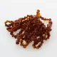 10 Cognac BAROQUE Baltic amber teething bracelets 13cm