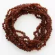 10 Raw Cognac BAROQUE Baltic amber teething necklaces 36cm