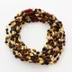 10 Multi BEANS Baby teething Baltic amber necklaces 33cm