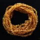 10 Raw Honey CHIPS Baltic amber teething Baby necklaces 32cm