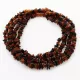 4 Multi CHIPS Baltic amber necklaces 46cm