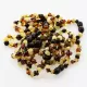 10 Multi BAROQUE Baltic amber teething bracelets 14cm
