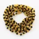 10 Raw Multi BAROQUE Baltic amber teething necklaces 28cm