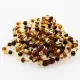 10 Multi BAROQUE Baltic amber teething bracelets 14cm