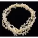 4 Milk Leaf Baltic amber Choker Leaves Necklace 48cm