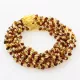 10 Multi BAROQUE teething Baltic amber necklaces 32cm