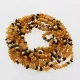 10 Multi NUGGETS Baltic amber teething Baby necklaces