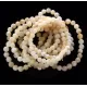 10 Raw Milk Stretch ROUND Baltic amber bracelets 19cm