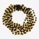 10 Multi BAROQUE teething Baltic amber necklaces 32cm