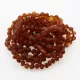 10 Raw Cognac BAROQUE Baltic Amber Bracelet 19cm