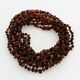 9 Multi BAROQUE teething Baltic amber necklaces 32cm