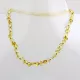 Lemon BAROQUE Baltic amber teething necklace 32cm