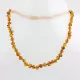 Honey BAROQUE Baltic amber teething necklace 32cm