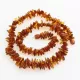 Cognac CHIPS Baltic amber necklace 46cm