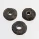 3 Raw Donut shape Baltic amber pendant medallions