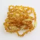 10 Raw Honey BAROQUE Baltic amber teething bracelets 14cm