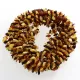 10 Multi CHIPS Baltic amber teething Baby necklaces 32cm