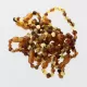 10 Raw Multi BAROQUE Baltic amber teething bracelets 14cm