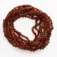 10 Cognac BAROQUE teething Baltic amber necklaces 32cm