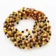 10 Multi BAROQUE Baltic amber teething necklaces 32cm