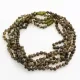 5 Raw Green BAROQUE Baltic amber adult necklaces 46cm