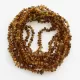 9 Green NUGGETS Baltic amber teething Baby necklaces 32cm