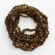 10 Dark NUGGETS Baltic amber teething Baby necklaces 32cm