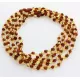5 Multi BAROQUE Baltic amber adult necklaces 45cm