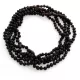 5 Raw Cherry BAROQUE Baltic amber adult necklaces 45cm