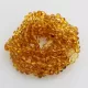 10 Honey BAROQUE Baltic amber adult bracelets 19cm