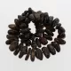 Large dark BAROQUE beads Baltic amber neclace 64cm